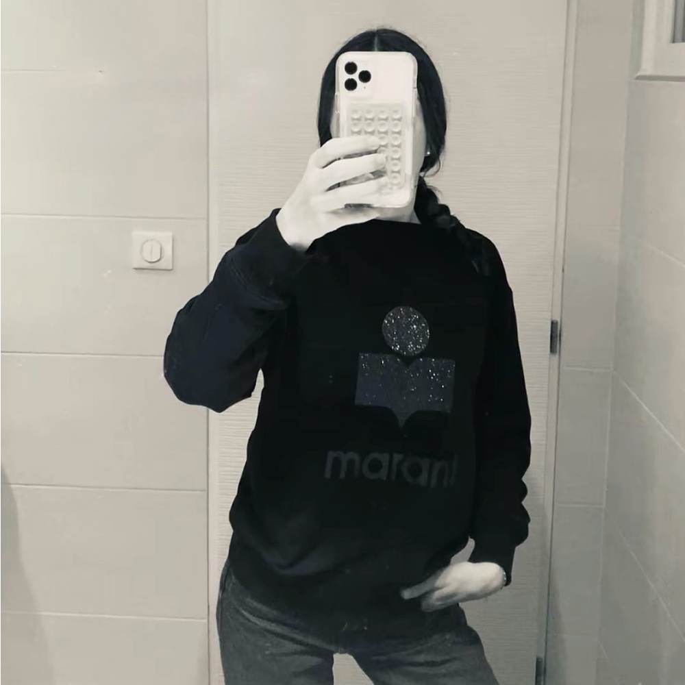 Isabel Marant Etoile Moby Sweatshirt Black